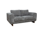 Selby Fabric 2 Seater Sofa - Grey