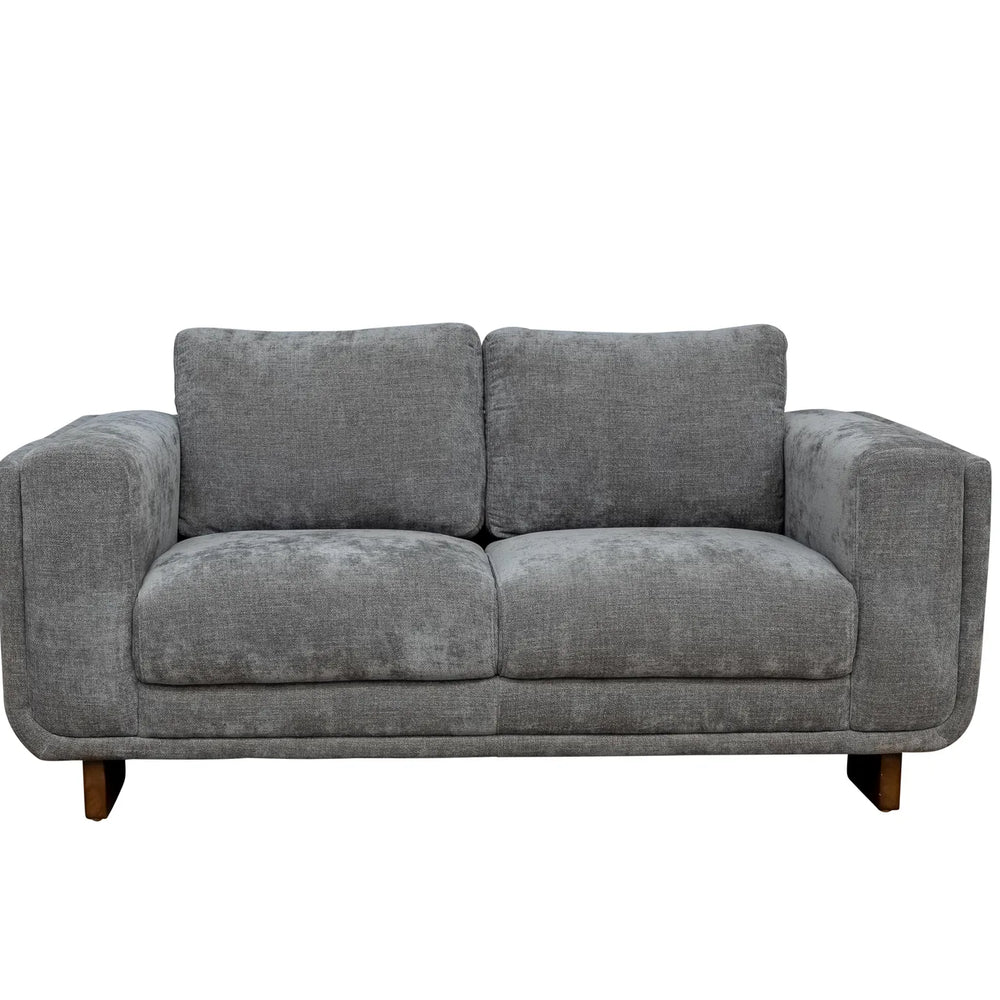 Selby Fabric 2 Seater Sofa - Grey