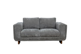 Selby Fabric 2 Seater Sofa - Grey