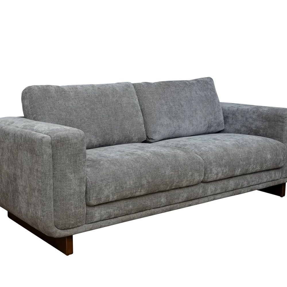 Selby Fabric 3 Seater Sofa - Grey