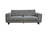 Selby Fabric 3 Seater Sofa - Grey