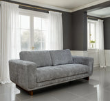 Selby Fabric 3 Seater Sofa - Grey