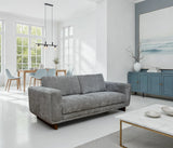 Selby Fabric 2 Seater Sofa - Grey
