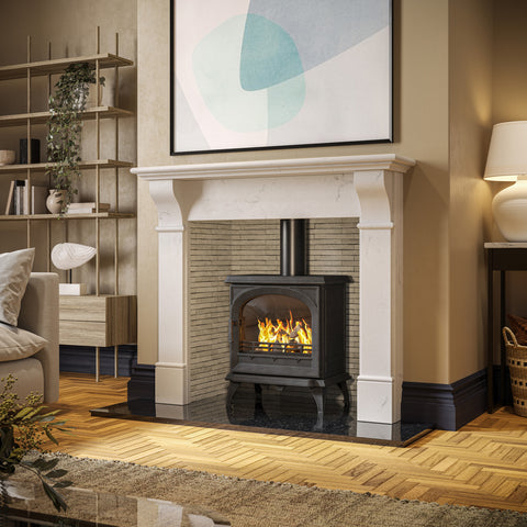 GMS 54" Tara Honed Naples White Surround