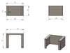 Sherwood / Hampshire 5kW Log box (Only) -  - 105-770328