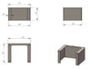 Sherwood / Hampshire 5kW Log box (Only) -  - 105-770328