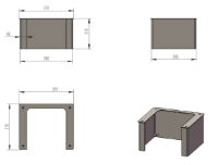 Sherwood / Hampshire 5kW Log box (Only) -  - 105-770328