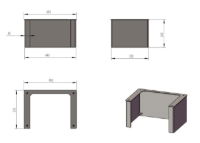 Sherwood/ Hampshire 7kW Log Box (Only) -  - 105-405821