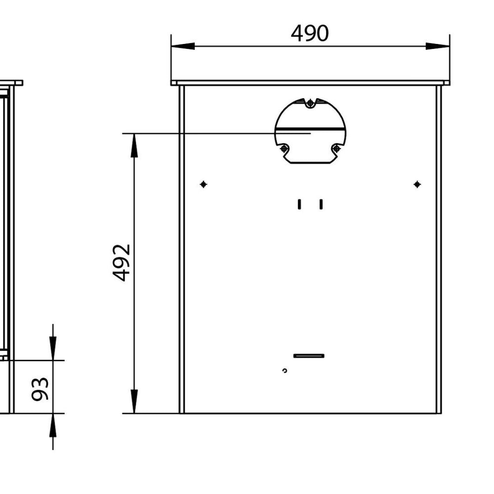 Sherwood 8kW Multi Fuel (Eco) - Technical Drawing