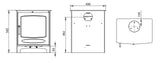 Sherwood 8kW Multi Fuel (Eco) - Technical Drawing
