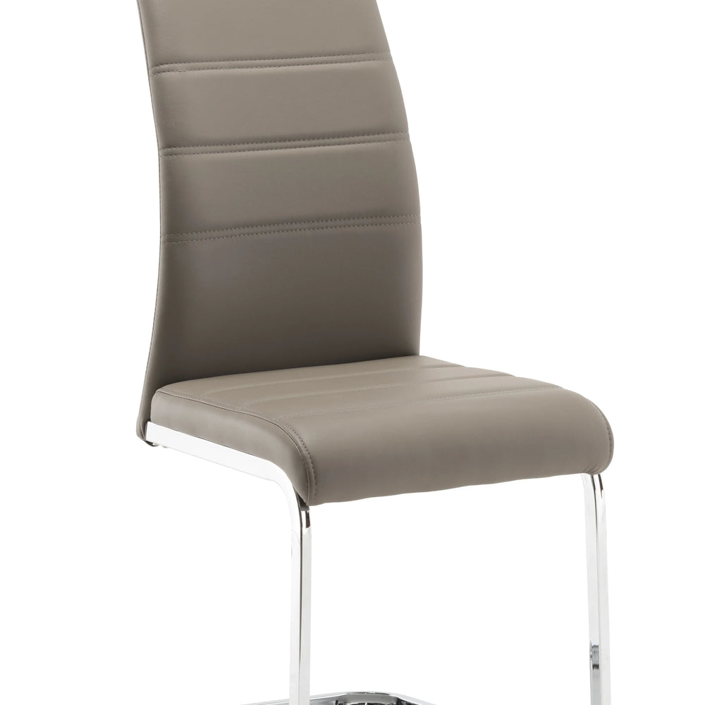 Elegant Taupe Dining Chair for Modern Home Interiors