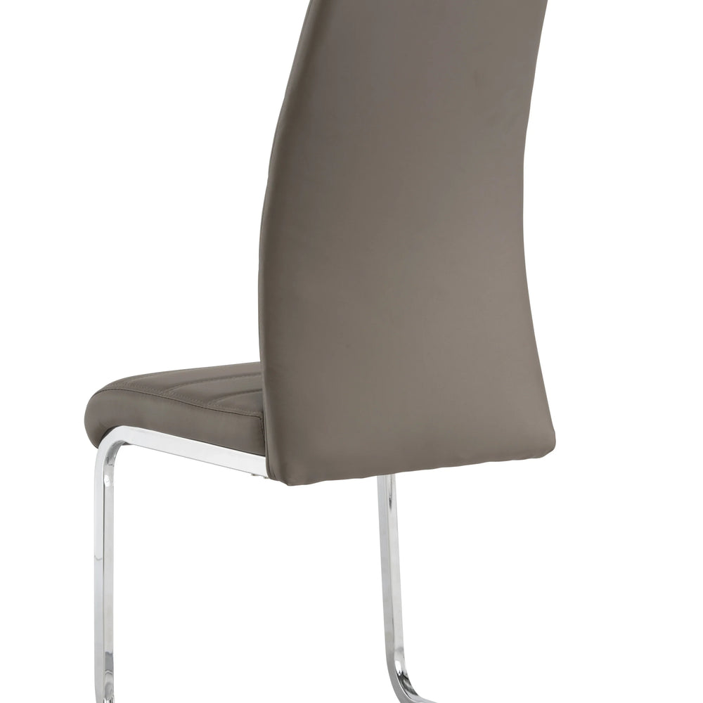 Elegant Taupe Dining Chair for Modern Home Interiors