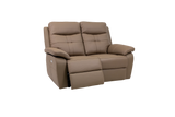 Brown Leather Electric 2-Seater Recliner Sofa for Ultimate Comfort