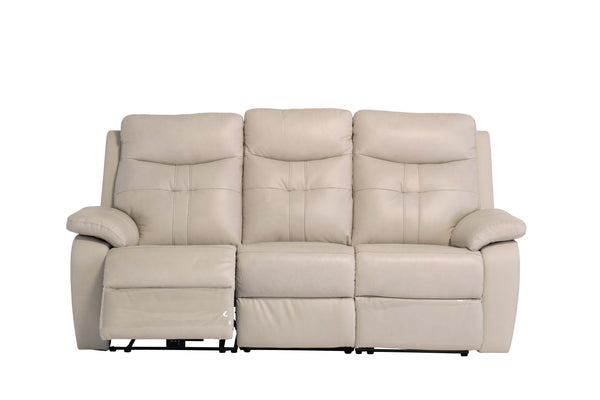 Light Stone 3-Seater Electric Recliner Sofa for Ultimate Comfort
