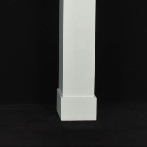 54" Renoir White Pearl Surround