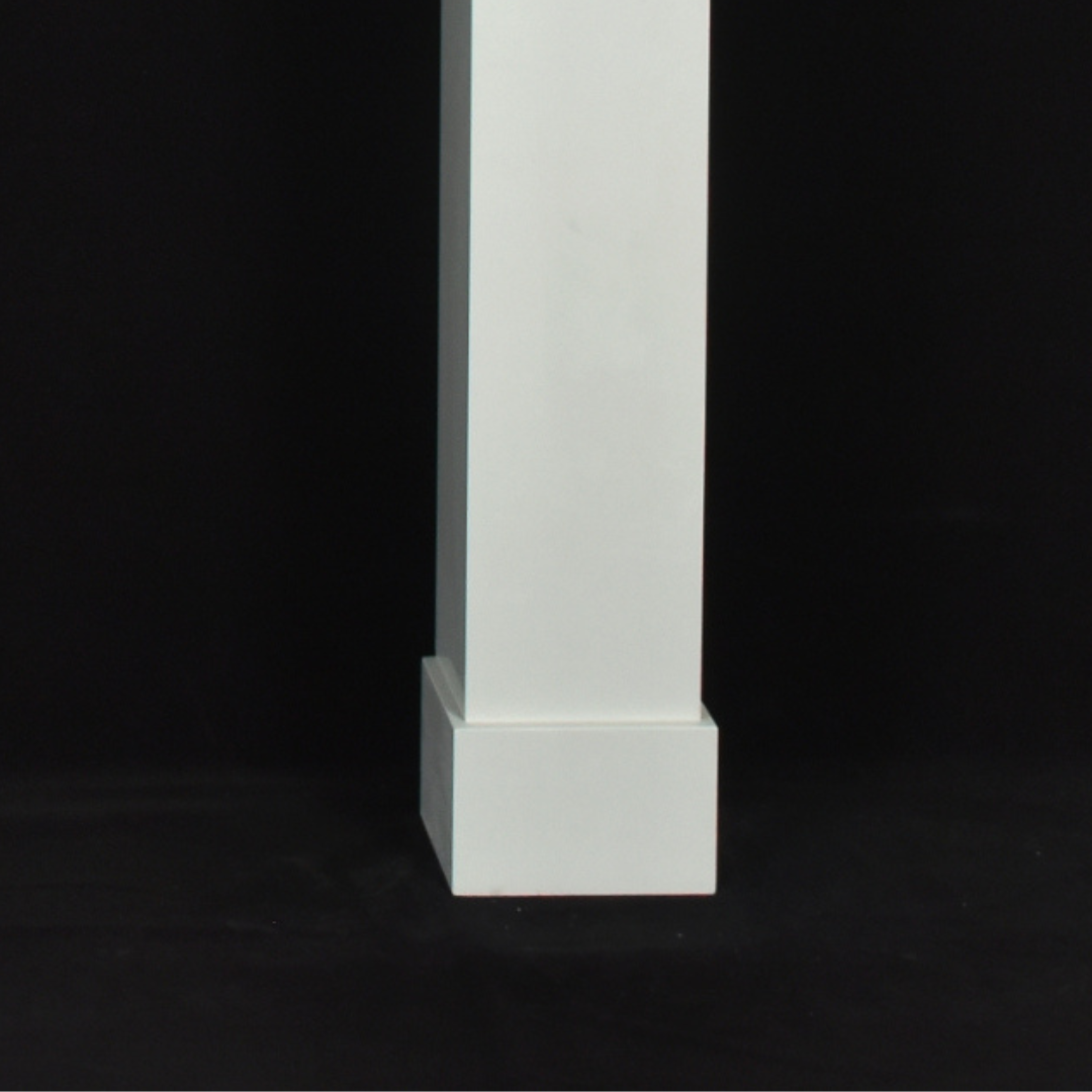 54" Renoir White Pearl Surround