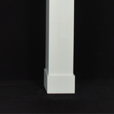54" Renoir White Pearl Surround