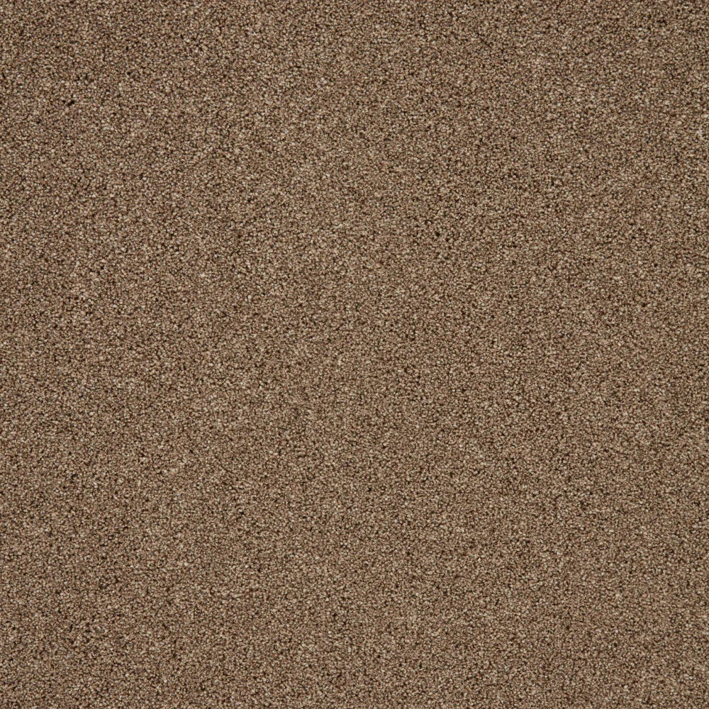 Warm brown textured carpet with dense, plush pile | Home Centre Direct UK