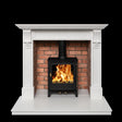 60" Valence Honed Naples White Surround