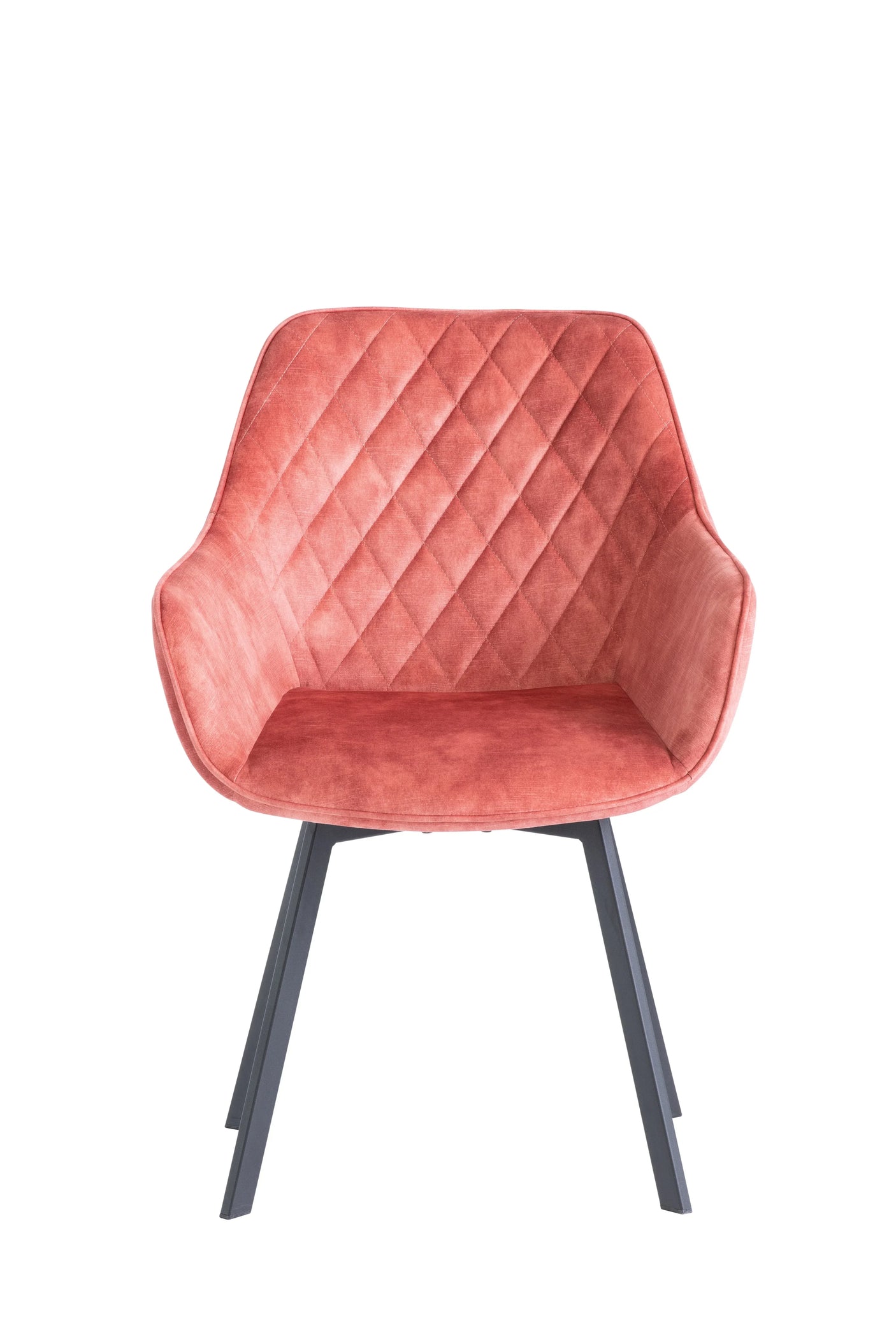 Elegant Pink Velvet Swivel Dining Chair for Modern Interiors