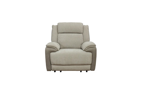 Walton Fabric Electric Recliner - Soft Grey
