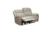 Walton Fabric Electric 2 Seater Recliner - Soft Grey