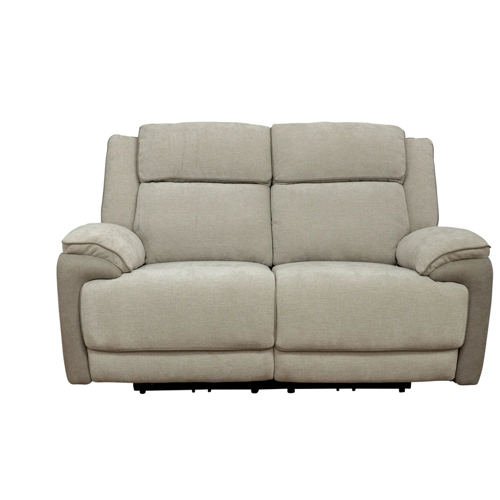 Walton Fabric Electric 2 Seater Recliner - Soft Grey