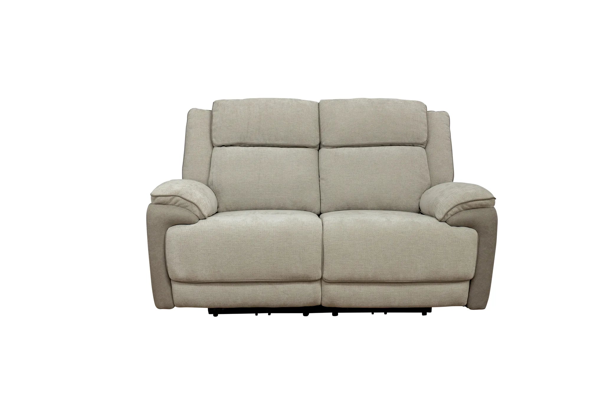 Beige sofa on a white background