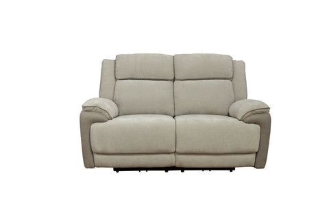 Walton Fabric Electric 2 Seater Recliner - Soft Grey