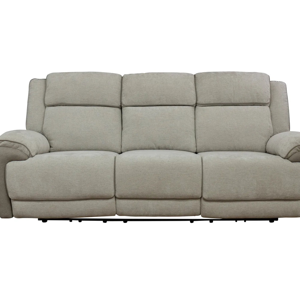 Walton Fabric Electric 3 Seater Recliner - Soft Grey