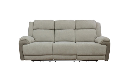 Walton Fabric Electric 3 Seater Recliner - Soft Grey