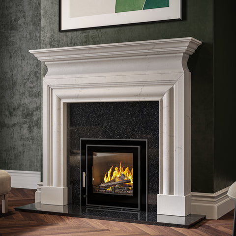 60" Wallace Honed Naples White Surround